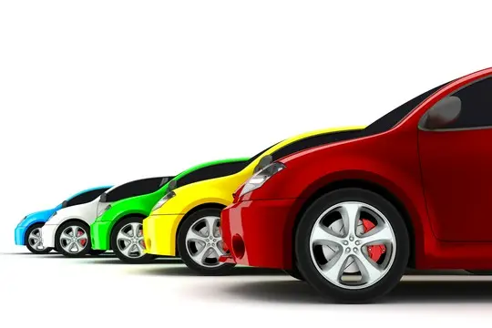 kolorowe samochody